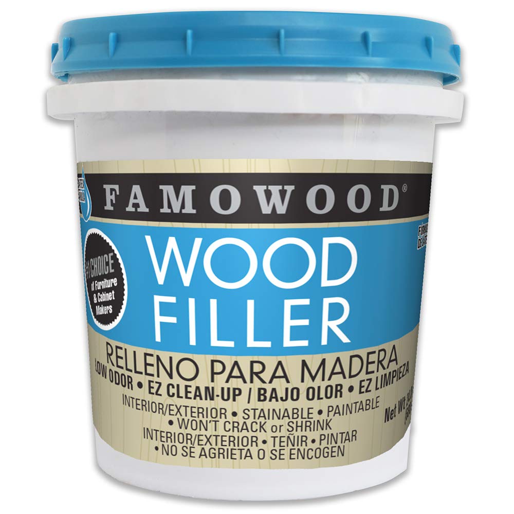 Famowood® 40022126 Solvent Free Natural Wood Pine Filler 1 Pint (12 PT/CS)
