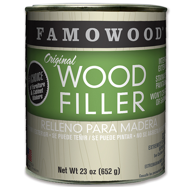 Famowood® 36021124 Original Formula Maple Wood Filler 1 Pint (12 PT/CS)