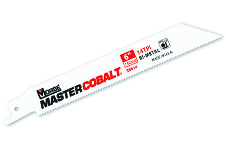 Morse 398701 6X3/4X.035 Master Cobalt Metal Reciprocating Saw Blade (25 EA/CS)