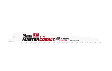 Morse 398404 6X3/4X.035 6TPI Master Cobalt Wood Reciprocating Saw Blade (15 EA/CS)