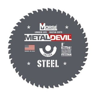 MK Morse 102704 8in 48 Tooth Metal Devil Steel Circular Saw Blade (1 BL/PK)