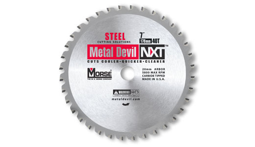 Morse 101646 10 in 72 Tooth Metal Devil NXT Metal Cutting Circular Saw Blade (1 EA/CS)